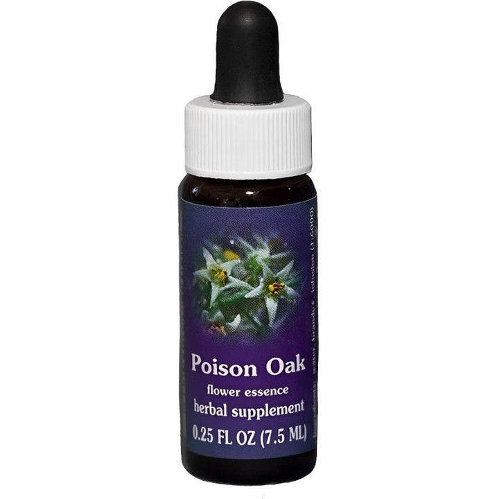 Flower Essence Services Supplement Dropper, Poison Oak, 0.25 Ounce