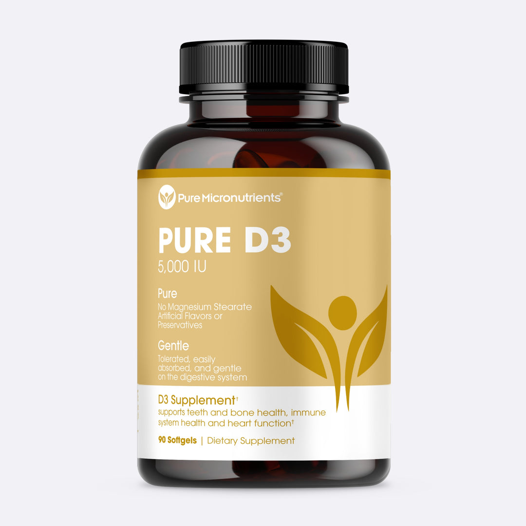 Pure D3, K2 & Magnesium - 30 Capsules