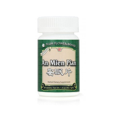 An Mien Pian, 84 Tablets Plum Flower MW# 3919