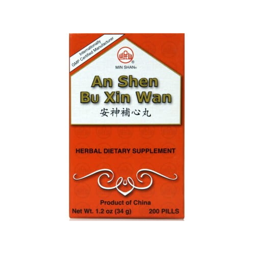 Plum Flower An Shen Bu Xin Teapills