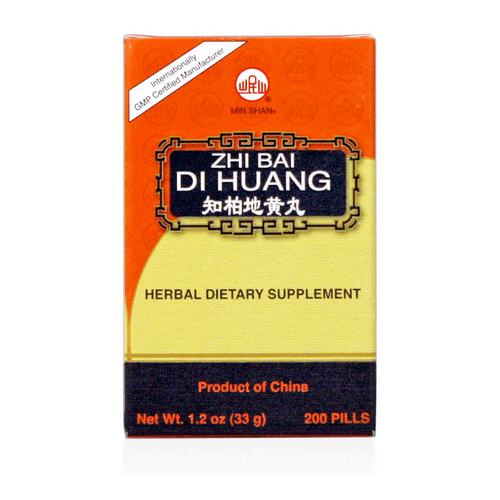 Plum Flower Zhi Bai Di Huang Wan - Eight Flavor Teapills (200 Teapills)
