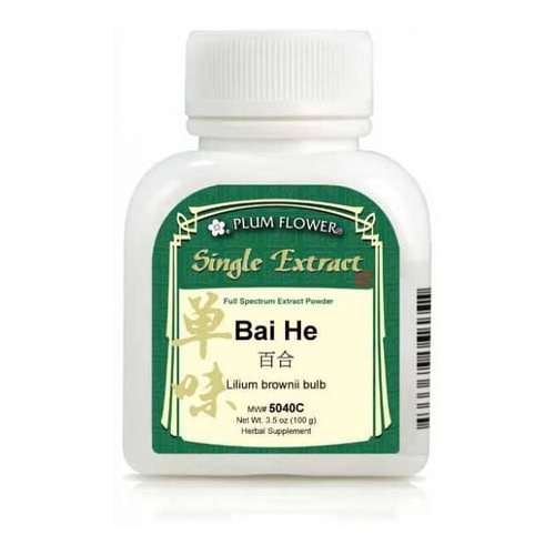 Plum Flower Bai He extract powder Lilium brownii bulb 100 g/bt