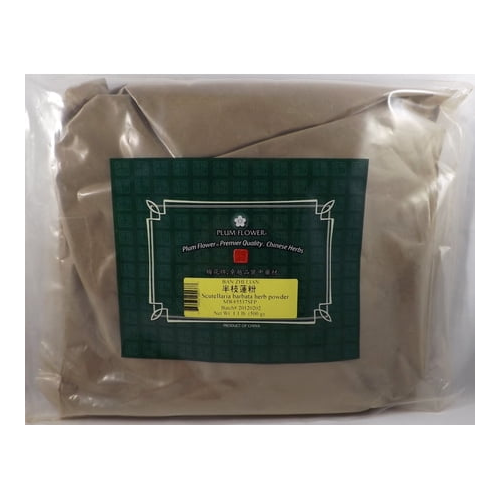 Scutellaria Barbata Powder Ban Zhi 1lb. Plum Flower Bulk Herbs