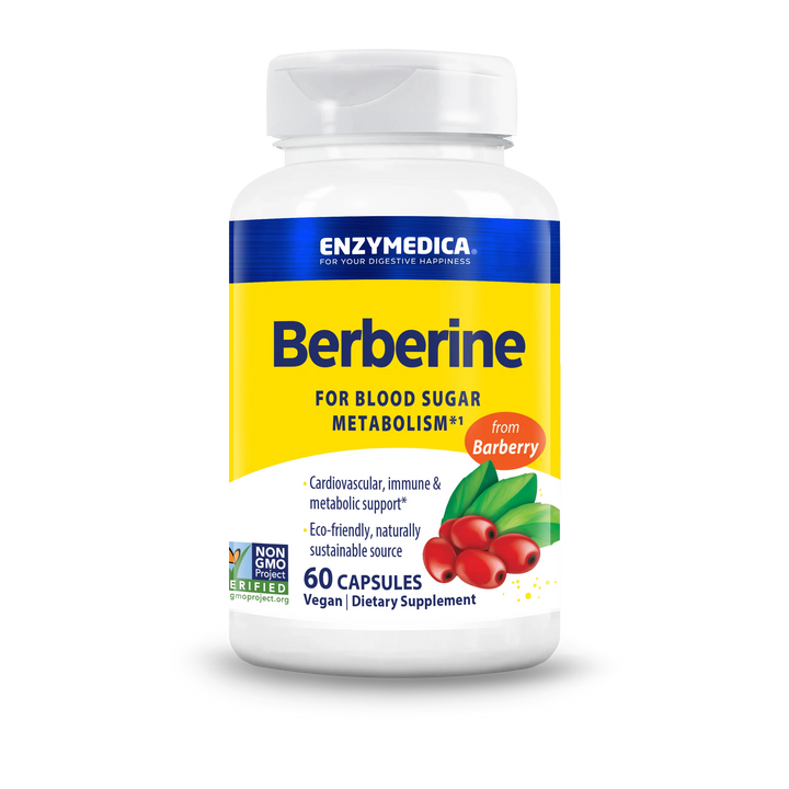 Enzymedica Berberine with Barberry - 120 Capsules