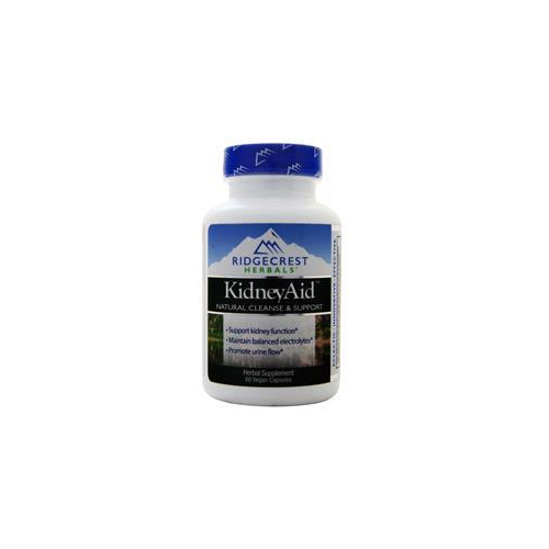 Ridgecrest Herbals KidneyAid, Kidney Health , Trace Mineral (60 Caps, 30 Serv)