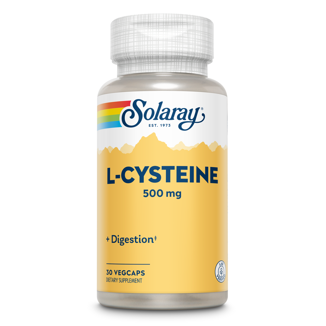 Solaray L-Cysteine 500 mg, 30 VegCaps