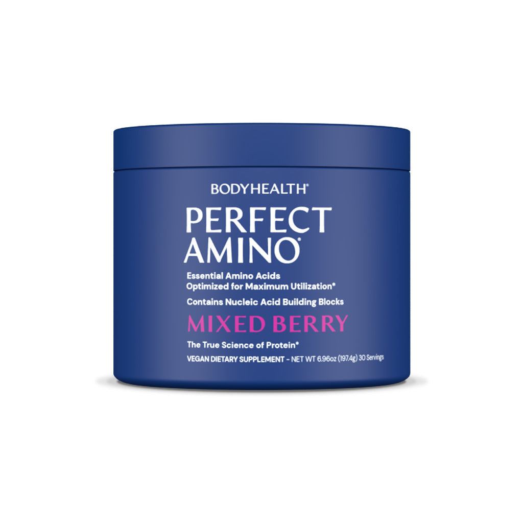 Perfect Amino Powder / 120 Serving Container / Mixed Berry - front