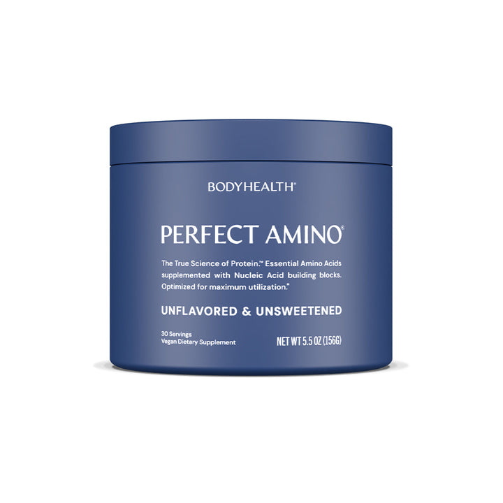 Perfect Amino Powder / 120 Serving Container / Unflavored - Lightly Sweetened - front