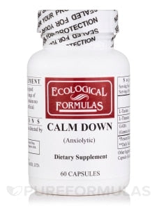 Calm Down (Anxiolytic - 200 mg L-Taurine, 100 mg L-Theanine, 100 mg GABA) / 60C