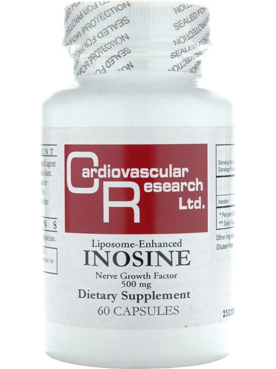 Ecological Formulas, Inosine 500 mg 60 caps - front