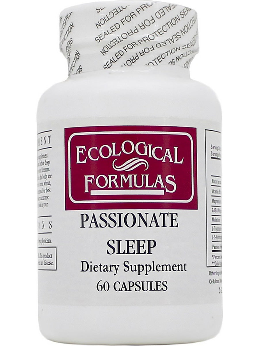 Ecological Formulas, Passionate Sleep 60 caps - front