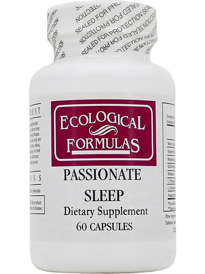 Ecological Formulas, Passionate Sleep 60 caps - front