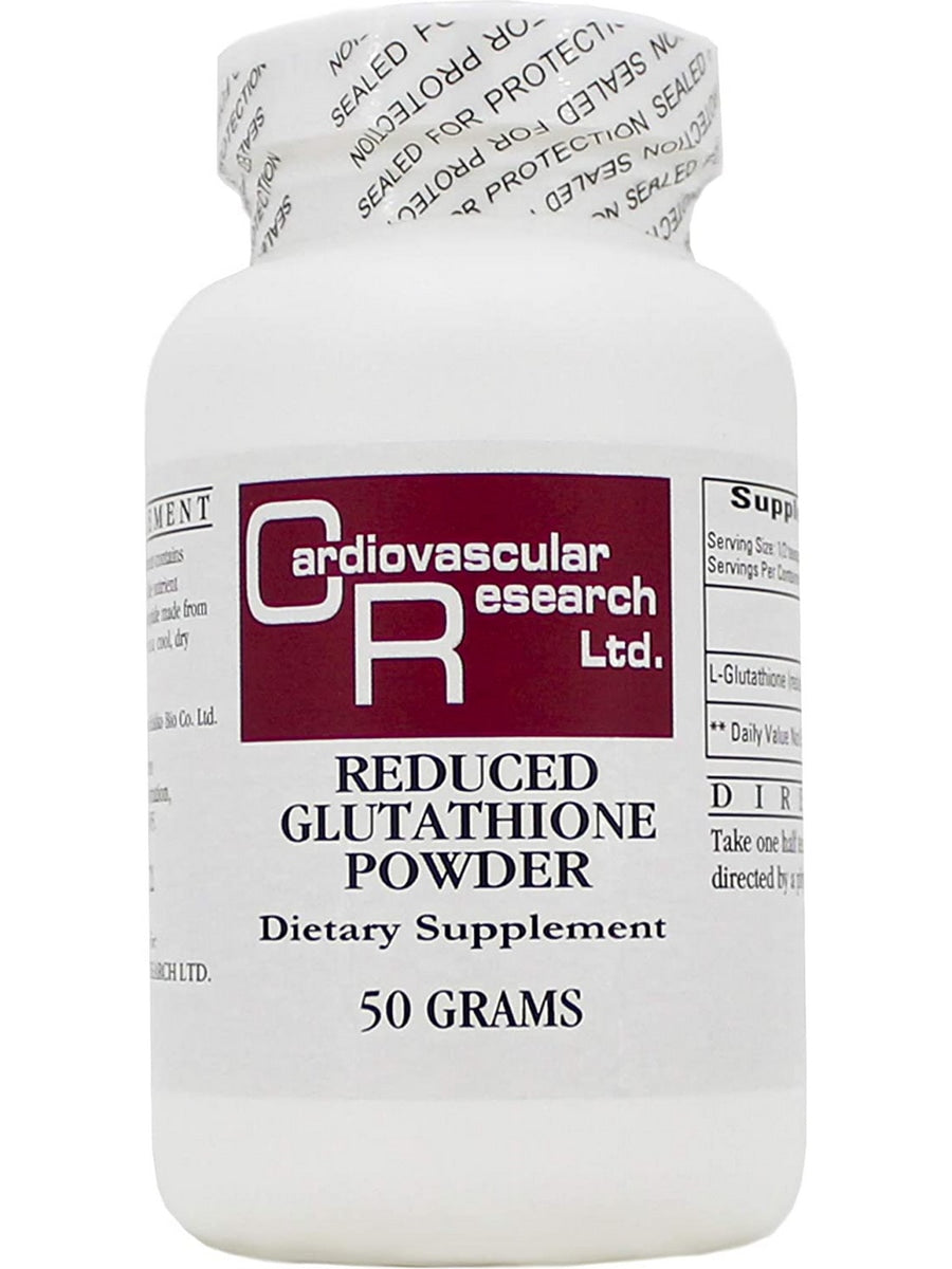 Cardiovascular Research - Reduced Glutathione Powder  50 Grams - front