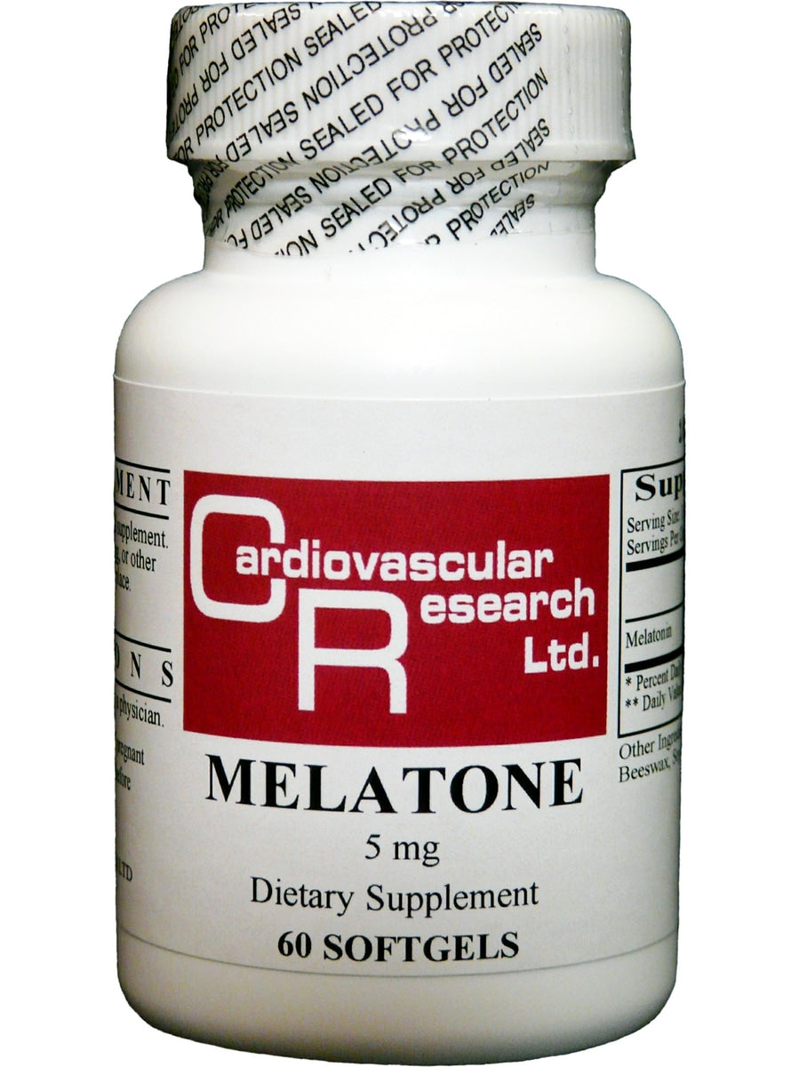 Melatone 5 mg 60 softgels ASD ME - front
