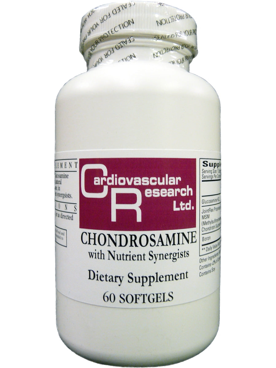 Chondrosamine 60 Softgels by Ecological Formulas/CVR - front