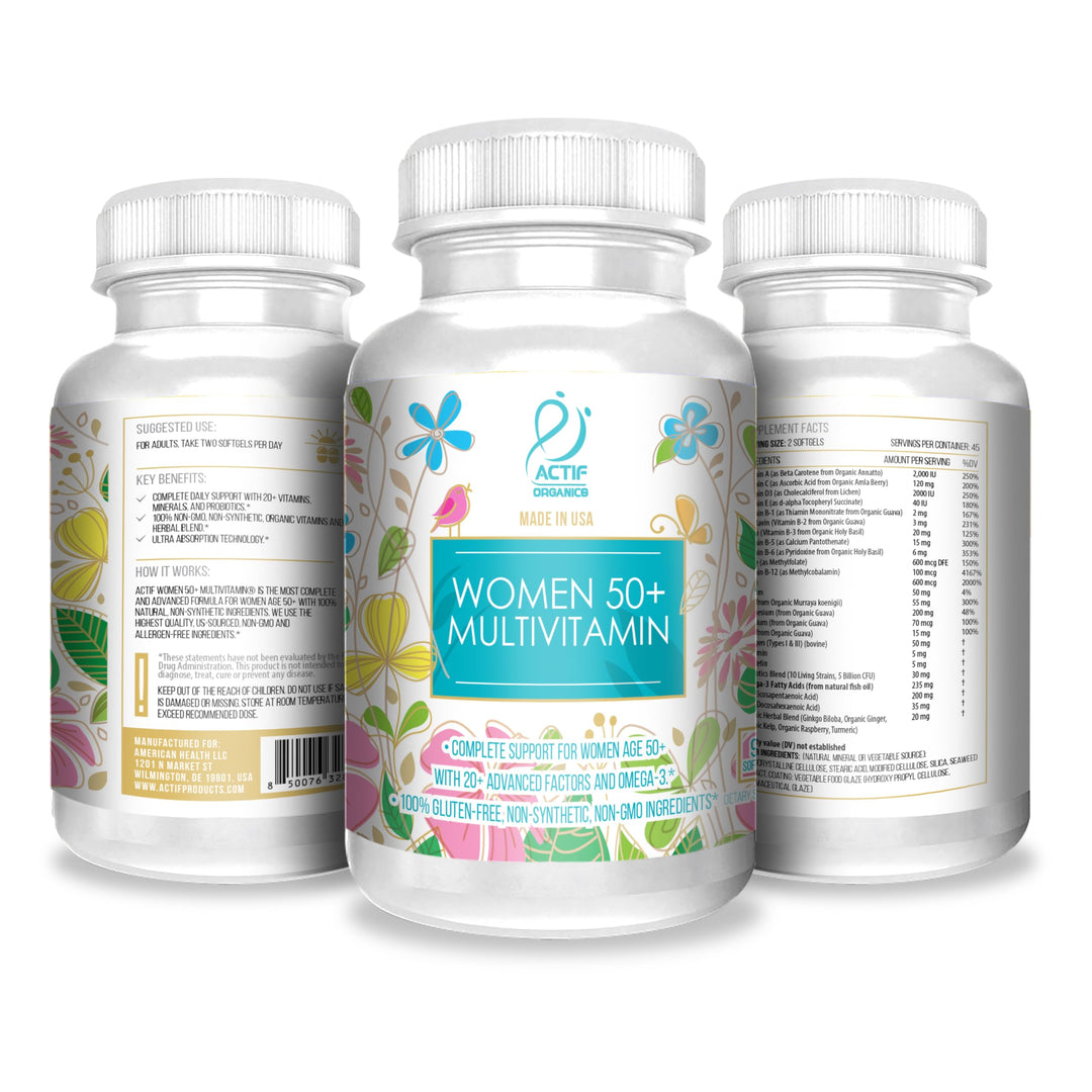 Advanced Naturals Active Adult 50+ Multi / 90 Tablets