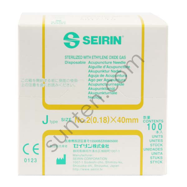 SEIRIN NEEDLES - 0.18X40 WITH TUBE / Default Title