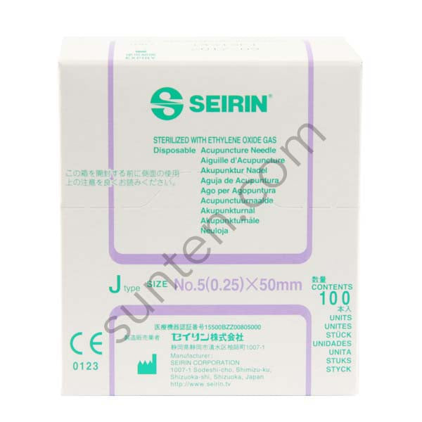 SEIRIN NEEDLES - 0.25X50 WITH TUBE / Default Title
