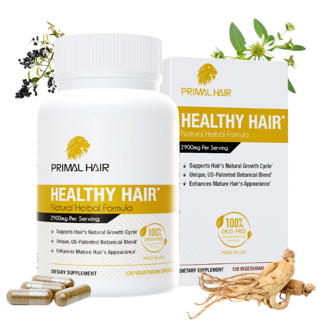 PRIMAL HAIR - Hair Growth Supplement Clinically Proven & Tested Visibly New Hair Growth / Default Title