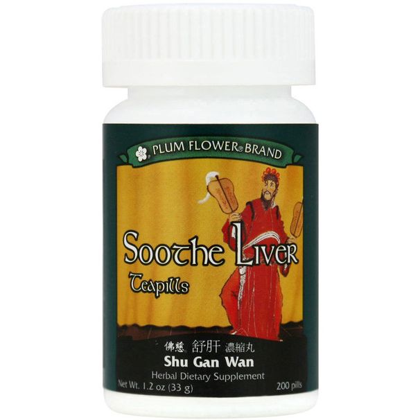 Plum Flower - 3677 - Soothe Liver Teapills - 200 Teapills
