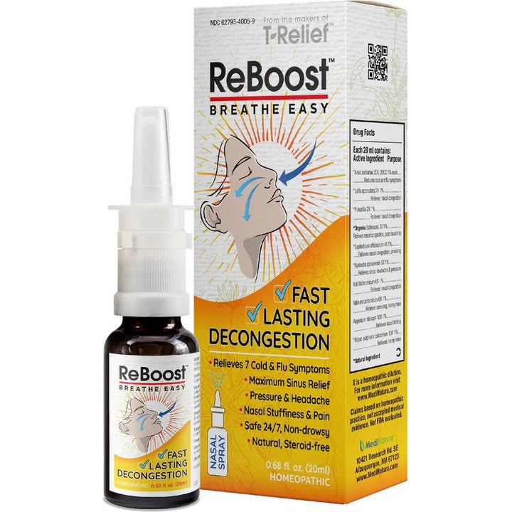 Medinatura Reboost Decongestion Nasal Spray .68 Oz