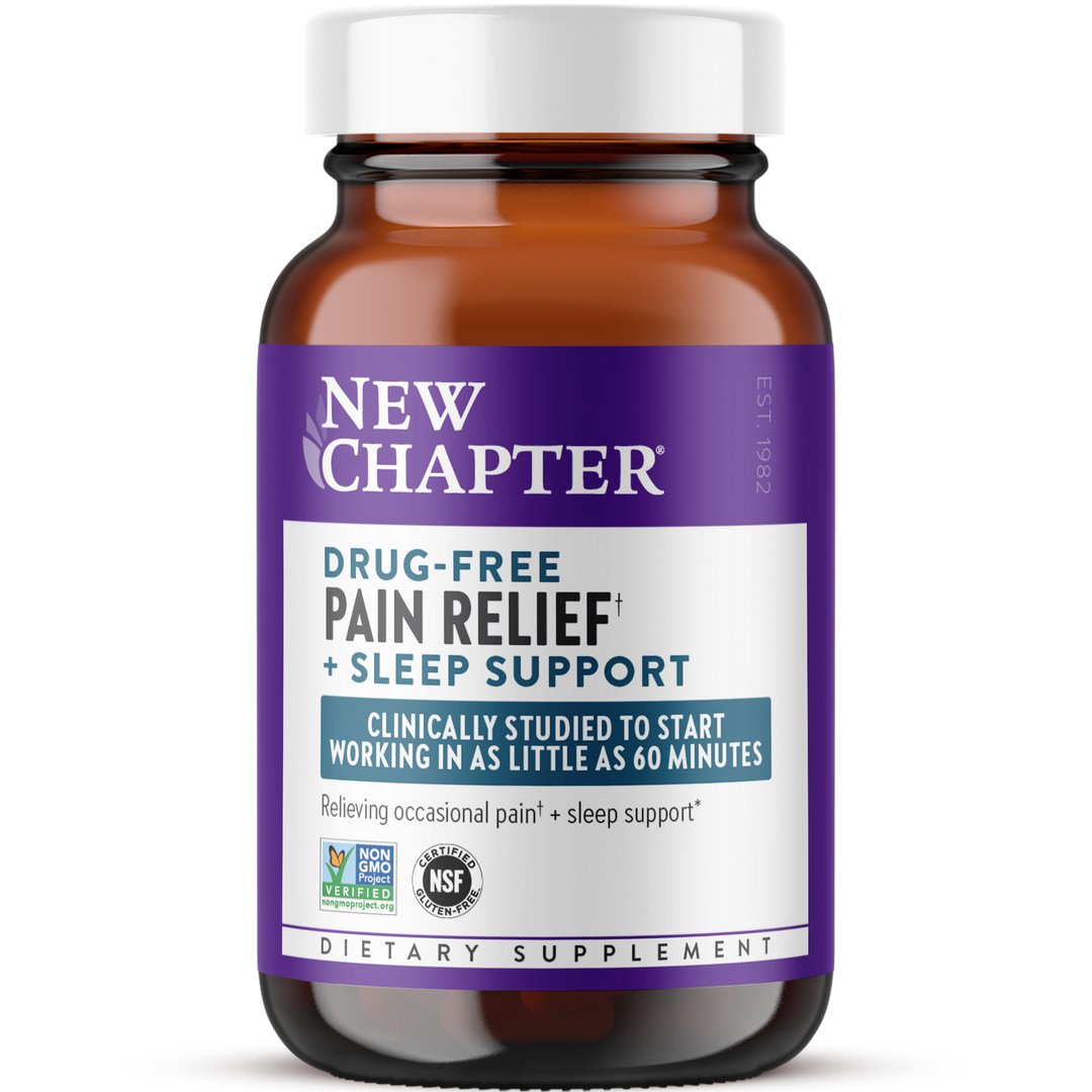 New Chapter Drug-Free Pain Relief + Sleep Support / 60 vc