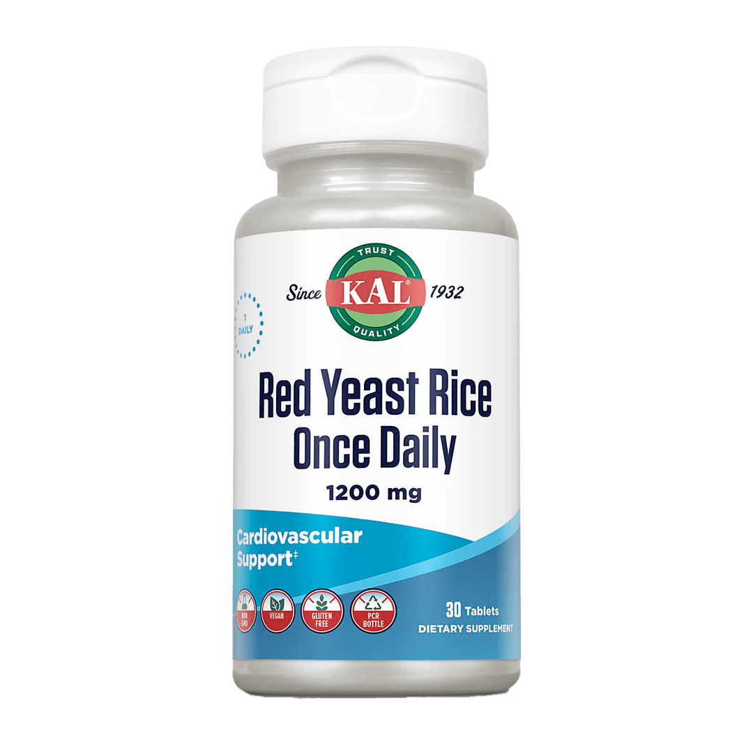 KAL Red Yeast Rice Once Daily Tablets 1200 mg / 30 CT