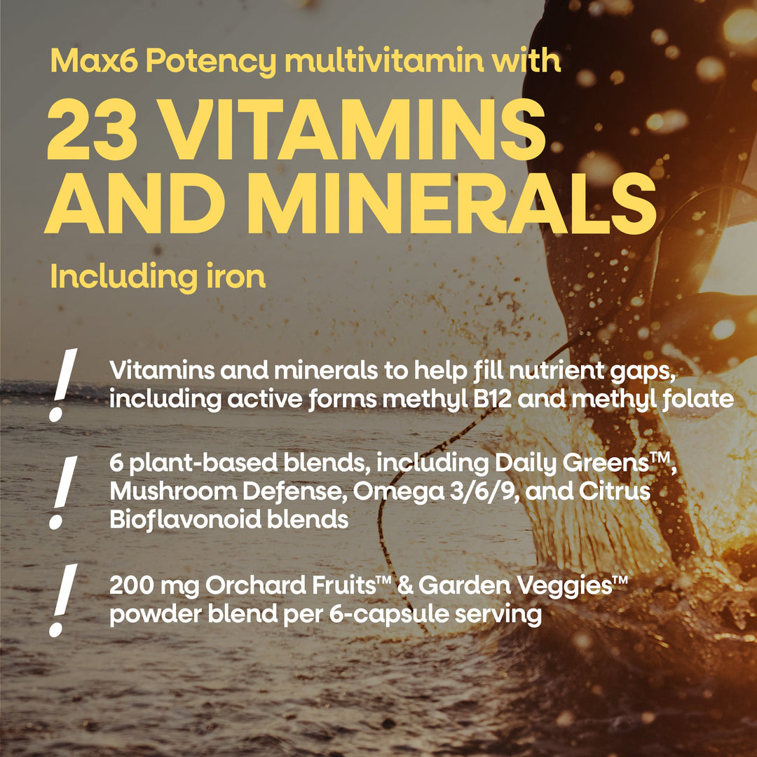 Alive!® Max6 Potency Adult Complete Multivitamin / 180 capsules By Nature's Way / Integrated Therapeutics