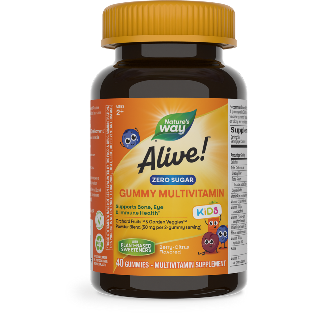 Nature's Way Alive! Zero Sugar Kid's Gummy 40 Gummy