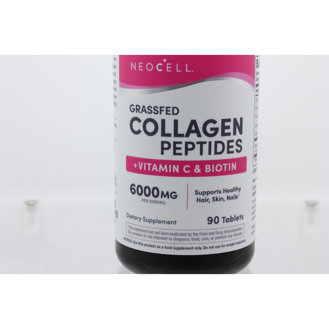NeoCell  Grassfed Collagen Peptides + Vitamin C - 120 Caplets