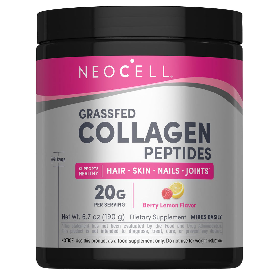 NeoCell Grassfed Collagen Peptides (Berry Lemon Flavor) Powder