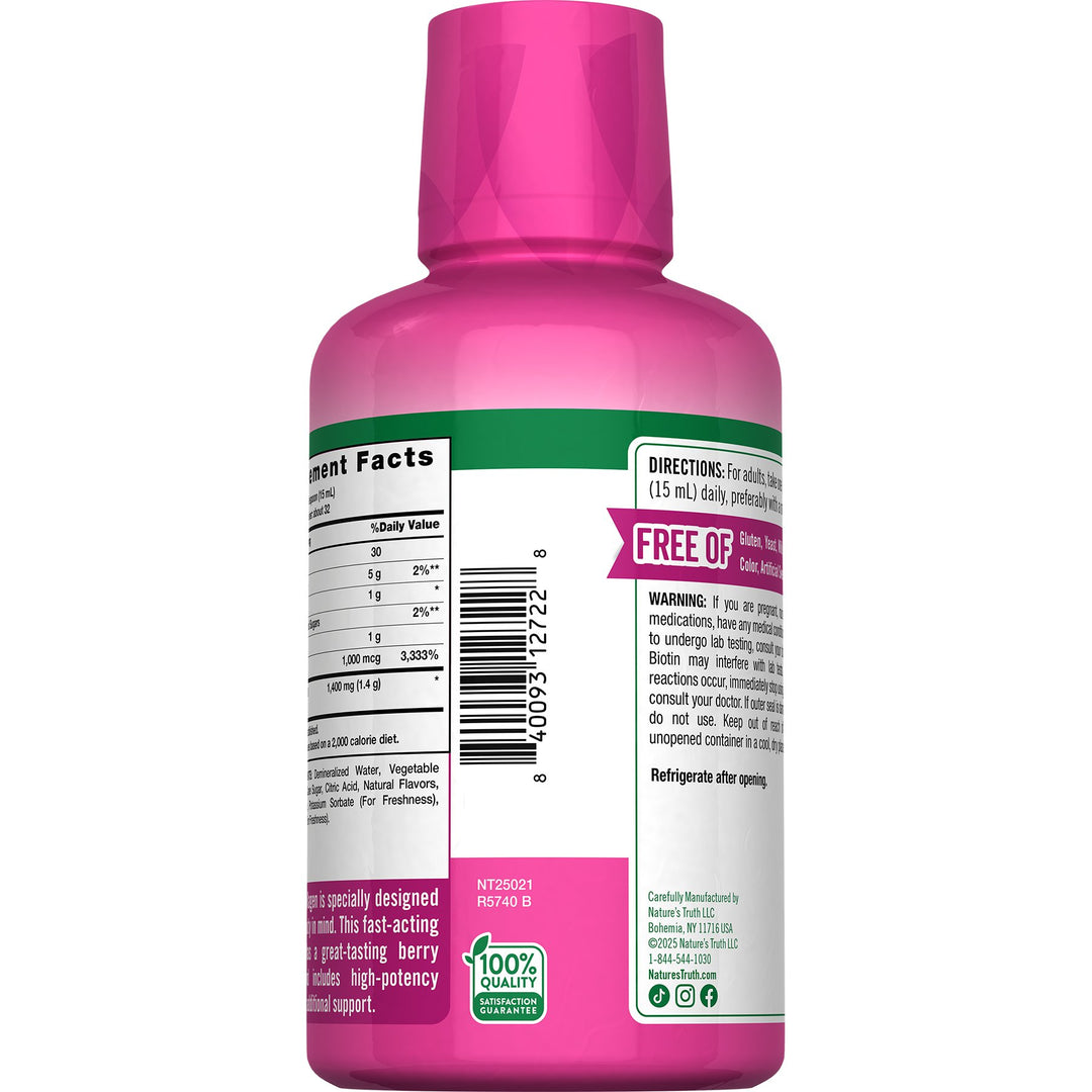 RenewLife Biotin Collagen + Hyaluronic Acid - 2 fl oz Liquid