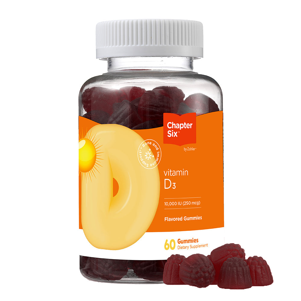 Advanced Nutrition by Zahler Vitamin D3 Gummies 10,000 IU / 3gummies