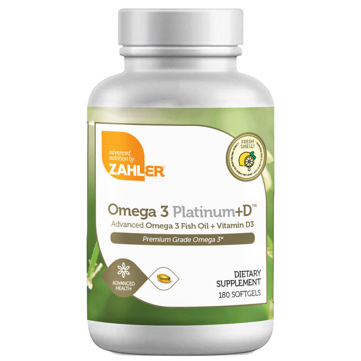 Advanced Nutrition by Zahler Omega + D / 180 Softgels