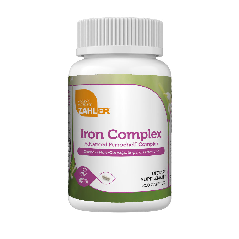 Advanced Nutrition by Zahler Iron Complex / 100 capsules