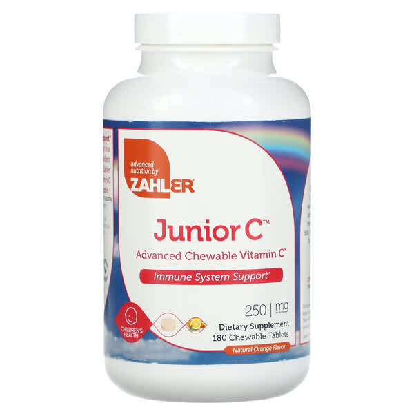 Advanced Nutrition by Zahler Junior C Orange / 500 Chewables