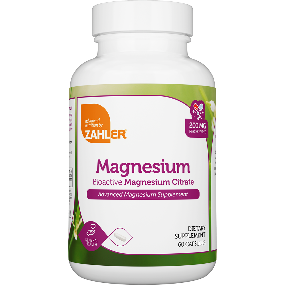 Advanced Nutrition by Zahler Magnesium Citrate 200mg / 120 capsules