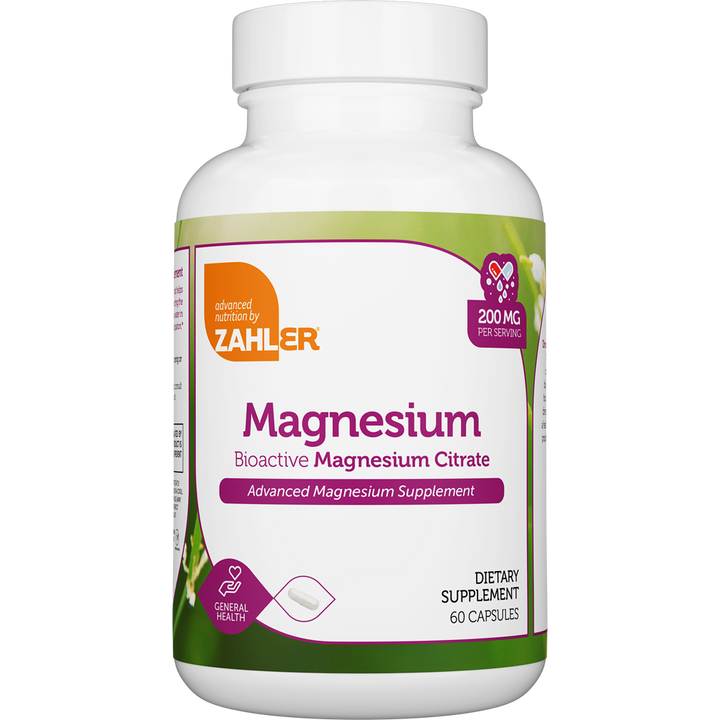 Advanced Nutrition by Zahler Magnesium Citrate 200mg / 60 capsules