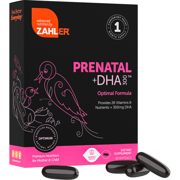 Advanced Nutrition by Zahler Prenatal +DHA 300™ / 120 Softgels