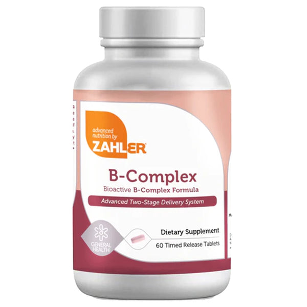 Advanced Nutrition by Zahler B-Complex, BioActive Timed Release / 60 tablets