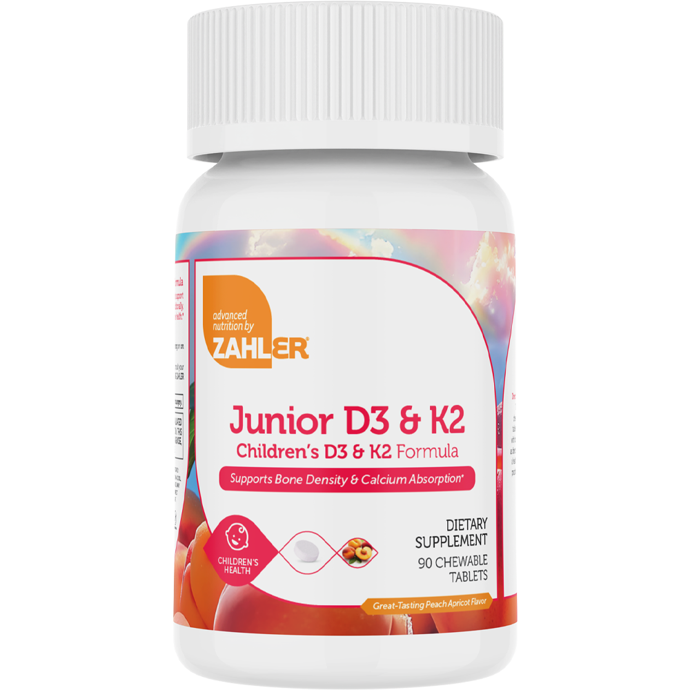 Advanced Nutrition by Zahler Junior D3 & K2 / 90 Chewables