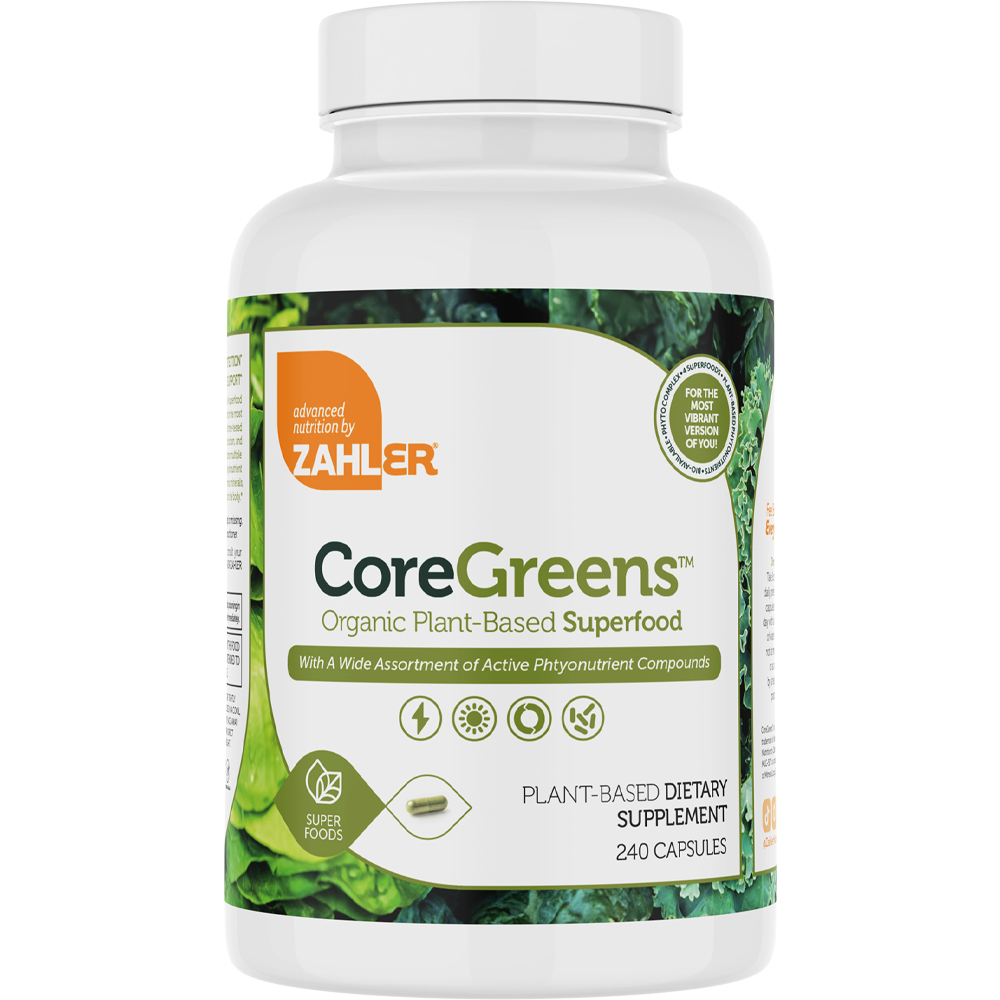 Advanced Nutrition by Zahler CoreGreens™ / 240 capsules