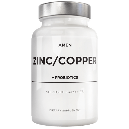 Amen Zinc/ Copper + Probiotics / 90 capsules