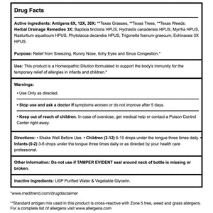 PROGENA - Allergena Texas Trees for Kids (1 Fl Ounce) - The Oasis of Health