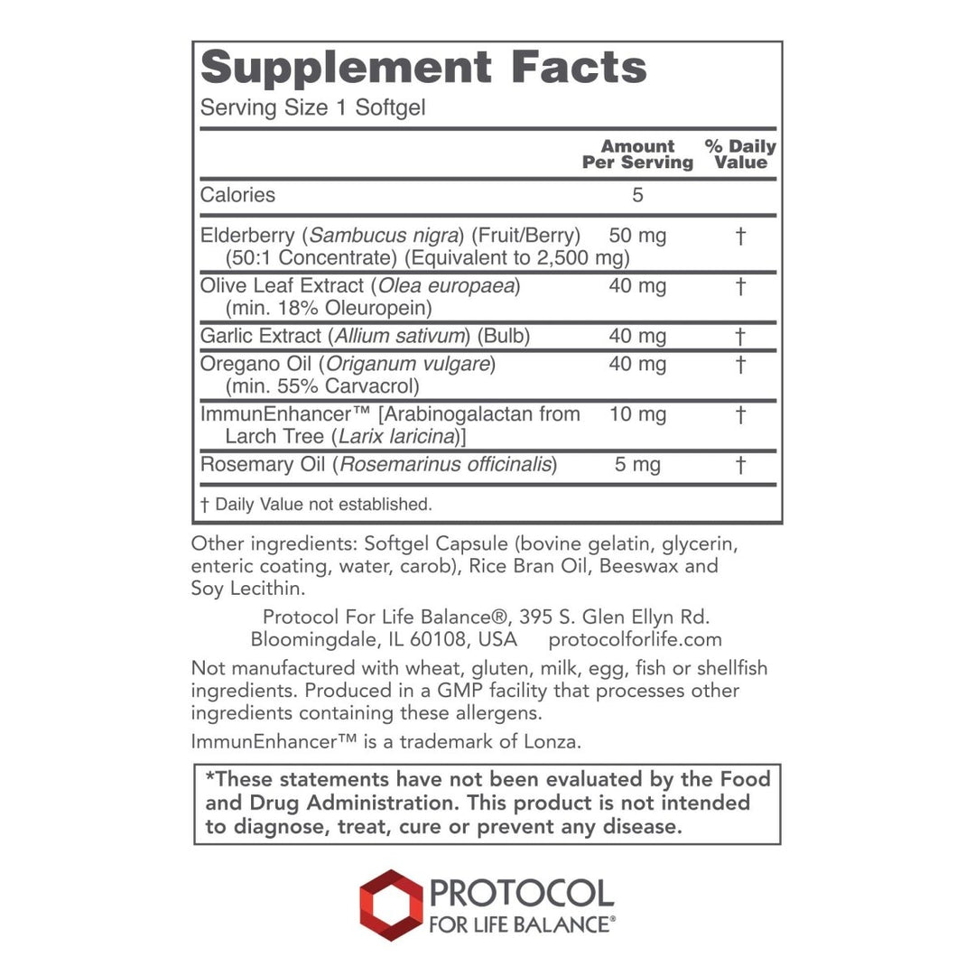 Protocol For Life Balance A - Biotic 60 Softgels P1811 - The Oasis of Health