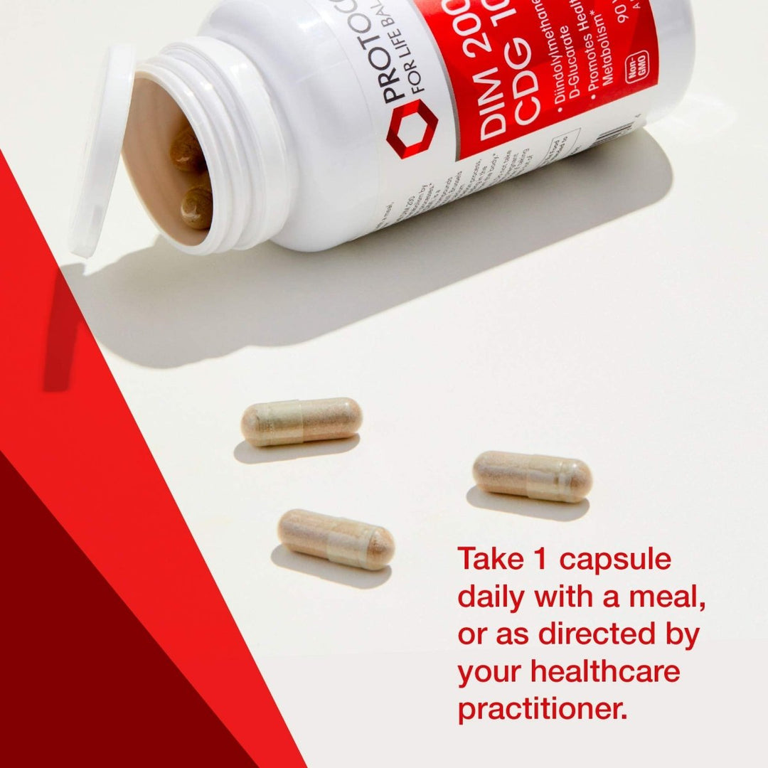 Protocol For Life Balance DIM 200 Plus CDG 90 Capsules P3049 - The Oasis of Health