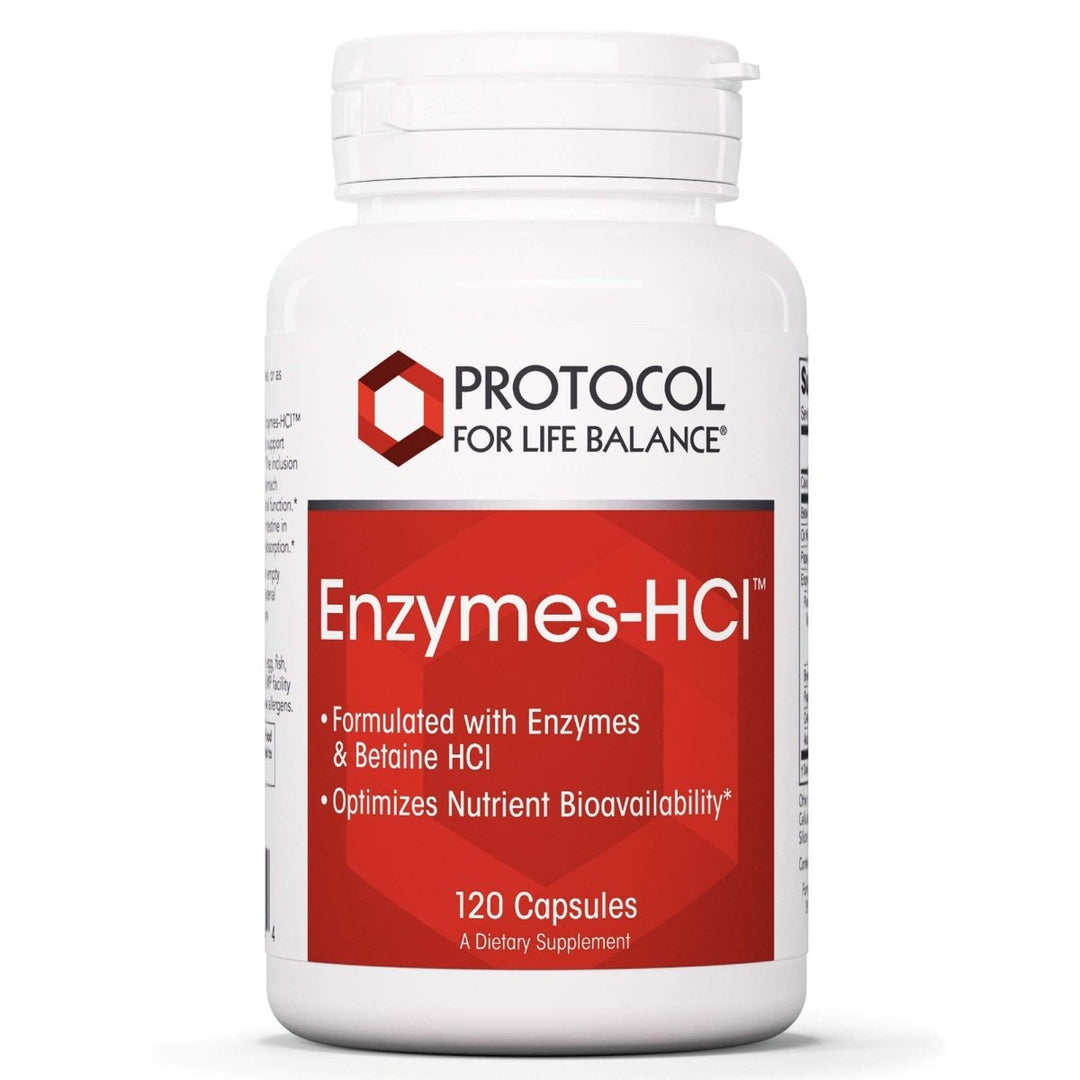 Protocol for Life Balance Enzymes - HCL 120 Capsules - P2963 - The Oasis of Health