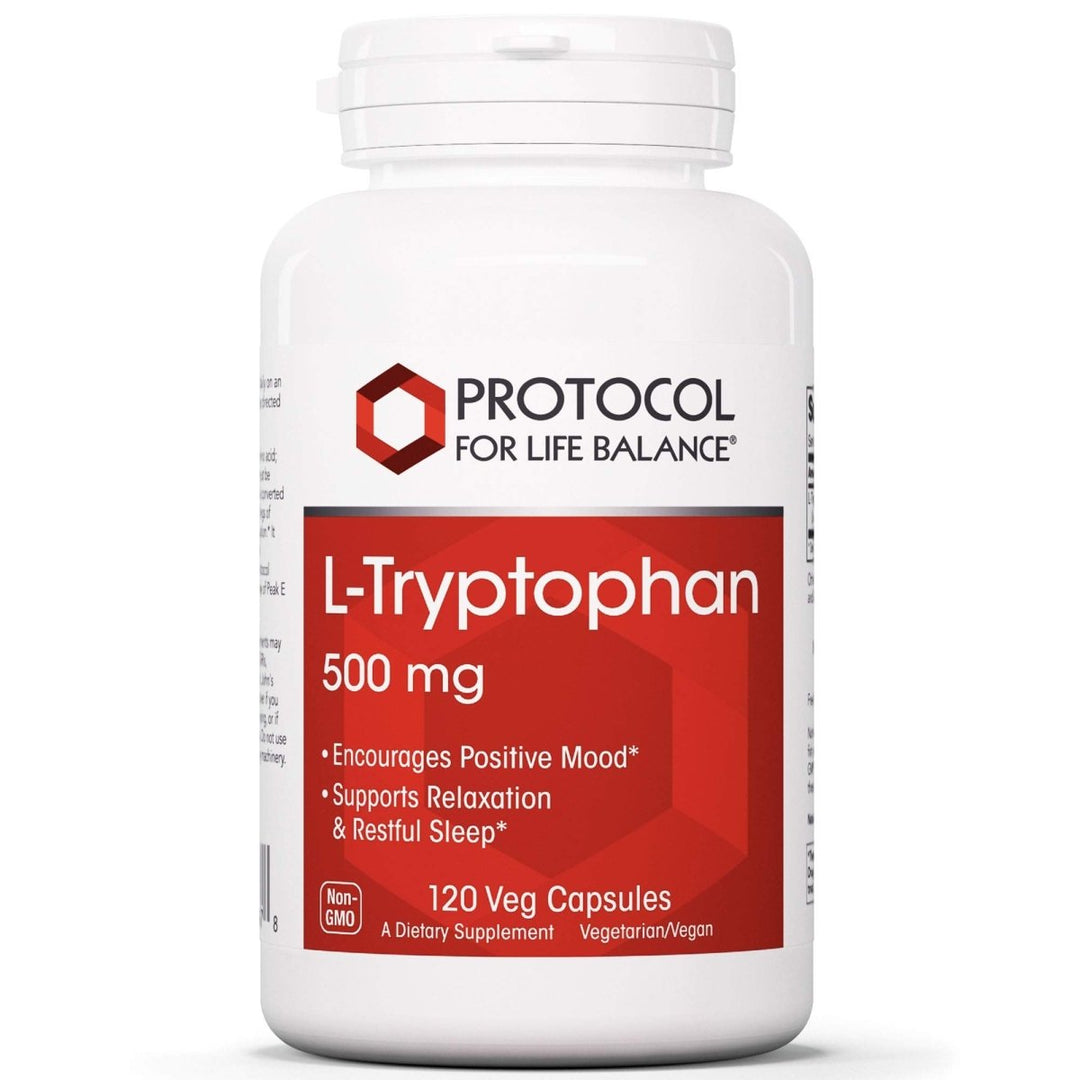 Protocol For Life Balance L - TryptoPhan 500 Mg 120 Vcaps - P0167 - The Oasis of Health