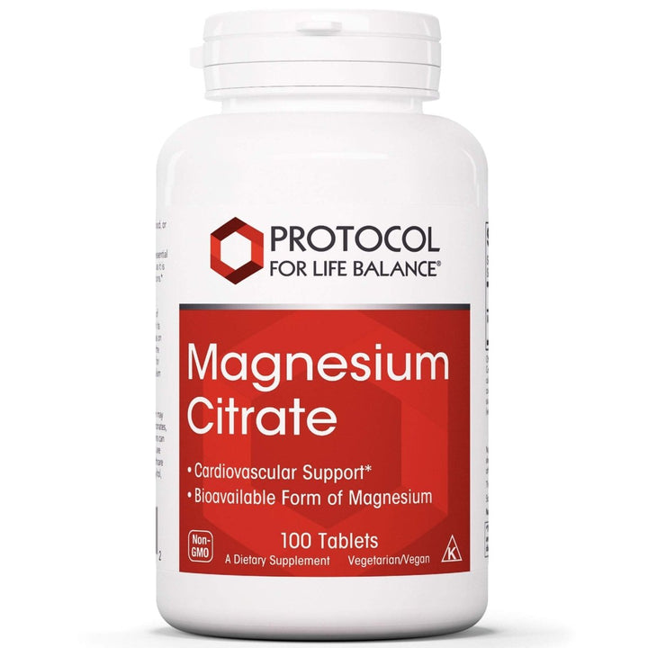 Protocol for Life Balance Magnesium Citrate 400mg 100 Tablets - P1290 - The Oasis of Health