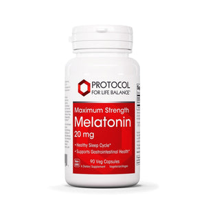 Protocol For Life Balance Melatonin Maximun Strength 20mg 90 Vcaps - The Oasis of Health